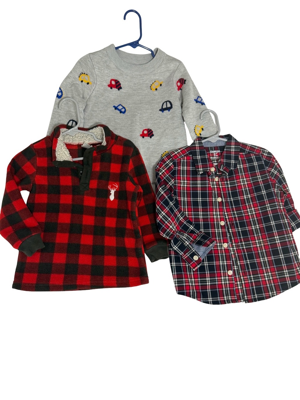 3 long sleeve bundle - assorted brands 2T